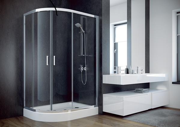 kabina prysznicowa asymetryczna modern